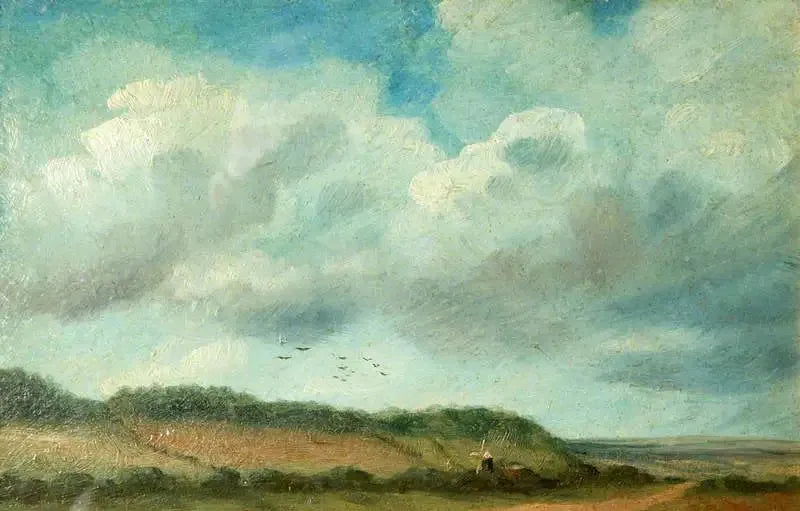 En blæsende dag - John Constable