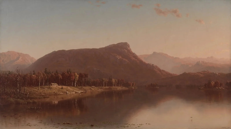 Et hus i naturen - Sanford Robinson Gifford