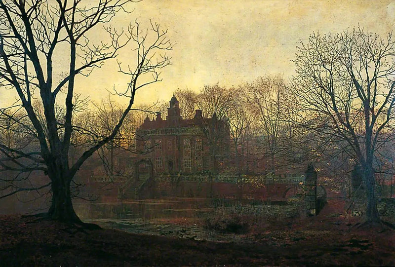 Et hus i Yorkshire - John Atkinson Grimshaw