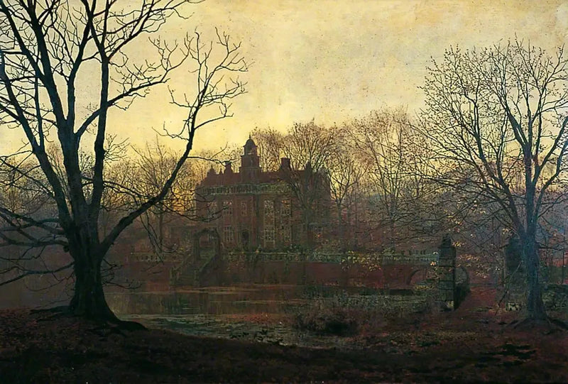 Et hus i Yorkshire - John Atkinson Grimshaw