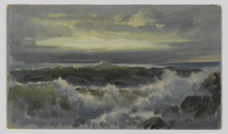En oprørt hav - William Trost Richards