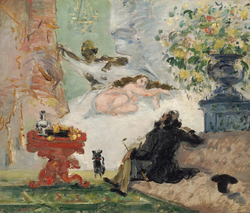 En moderne Olympia - Paul Cézanne