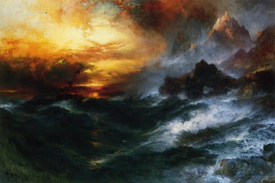 Une montagne d’aimants - Thomas Moran - Alpha Reproduction
