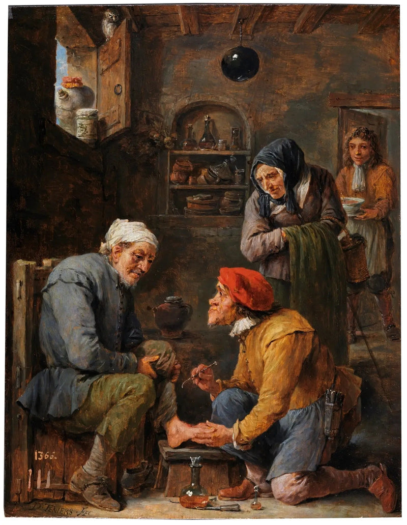 En kirurgisk operation - David Teniers den Yngre