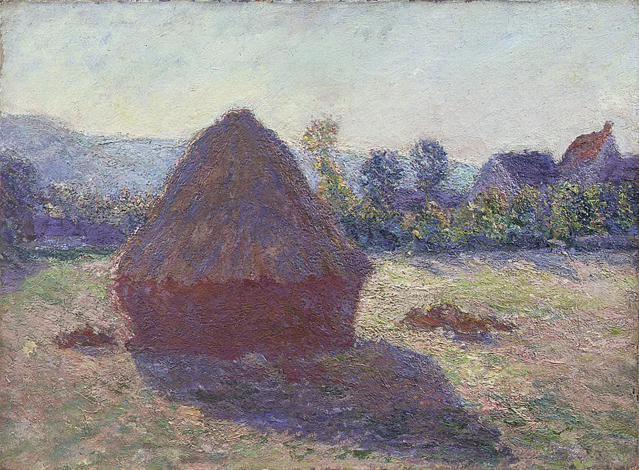 Et halmstrå i aftensolen - Claude Monet
