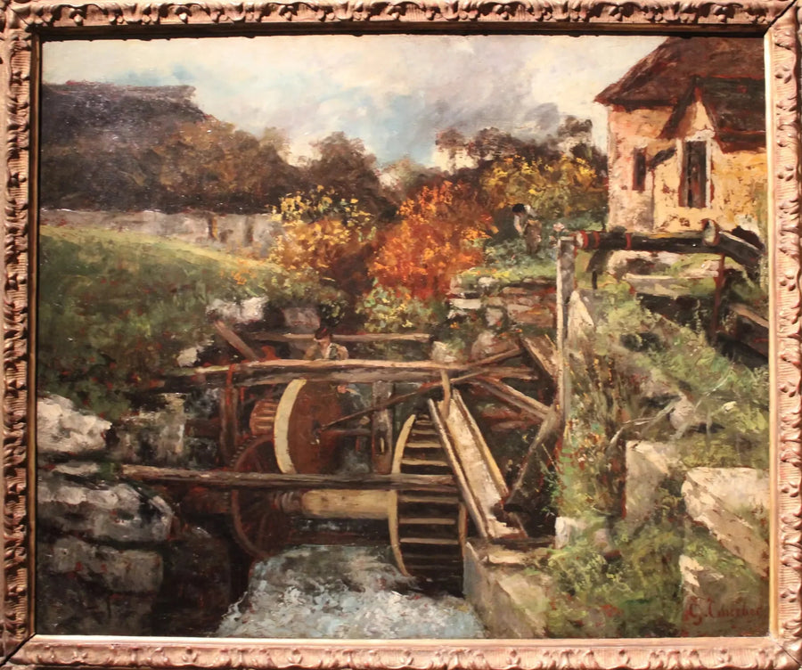 En papeterie à Ornans - Gustave Courbet