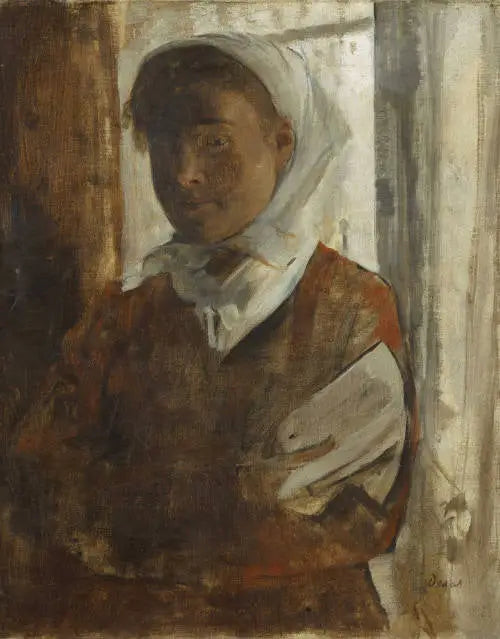 En landkvinde - Edgar Degas