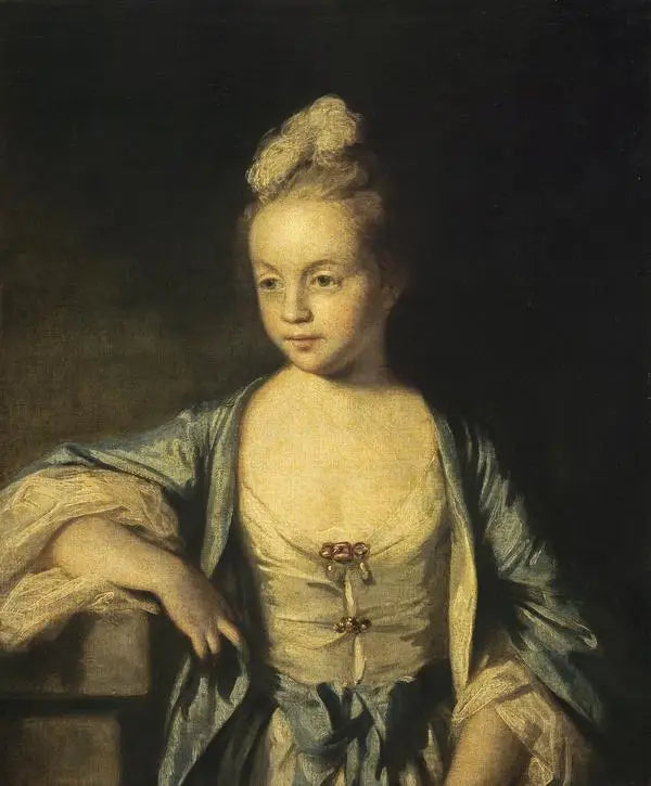 En lille pige (måske Lady Frances Scott, senere Lady Douglas, 1750 - 1817) - Joshua Reynolds