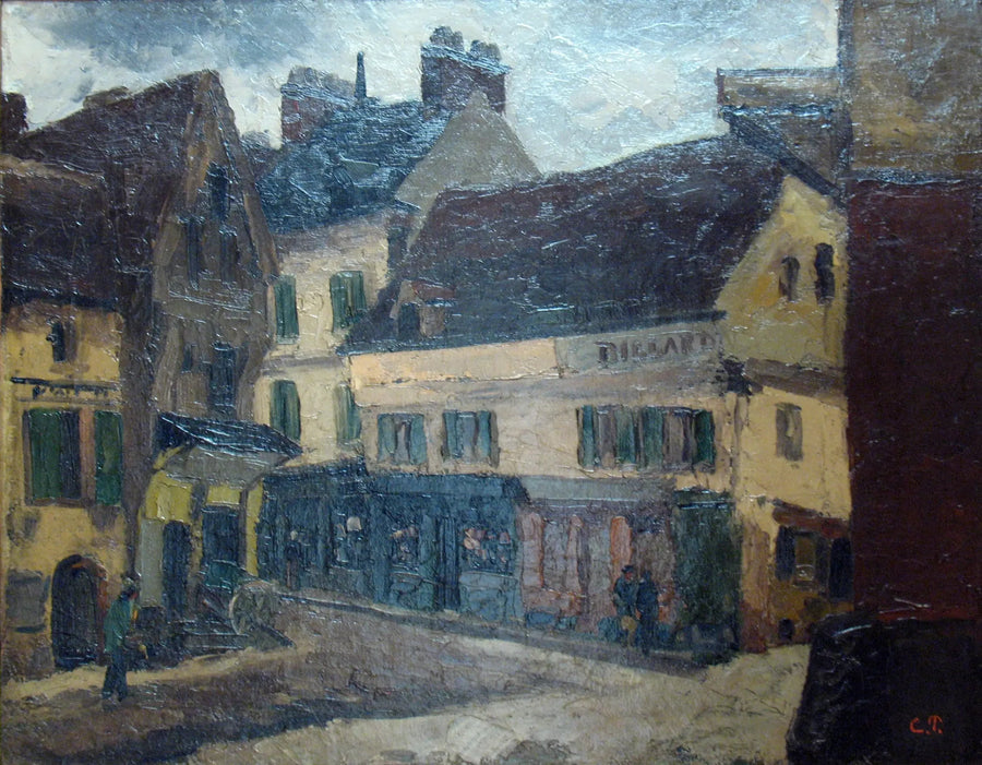 Et Sted i La Roche-Guyon - Camille Pissarro