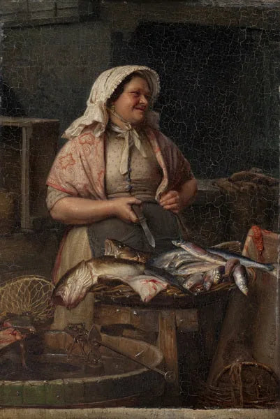 En fiskehandler - Carl Heinrich Bloch