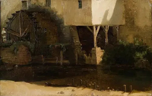 En møllesten - Jean-Baptiste Camille Corot