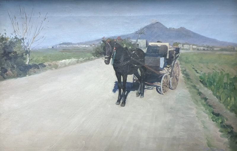 En vej i Napoli - Gustave Caillebotte