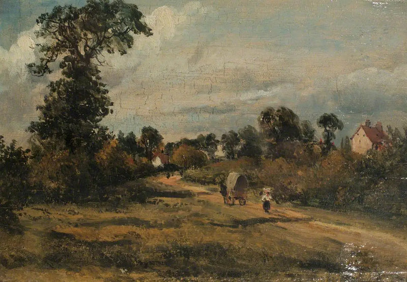 En landvej - John Constable
