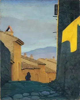 En gade i Cagnes - Félix Vallotton