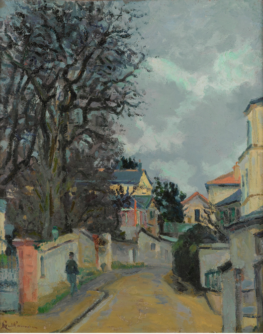 En gade i Pontoise - Armand Guillaumin