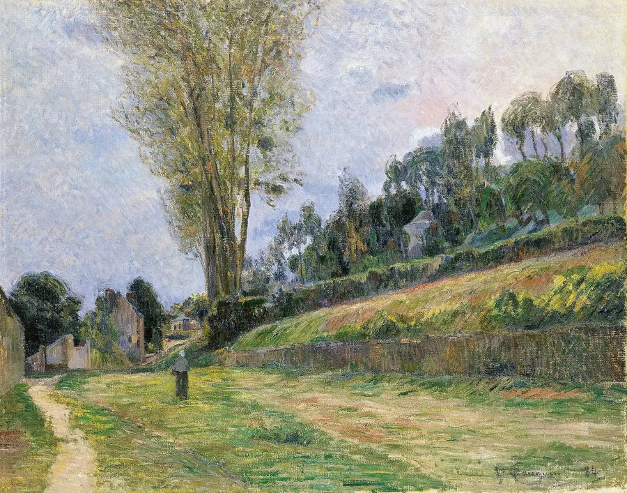 En Gade i Rouen, eller Personage på vejen - Paul Gauguin