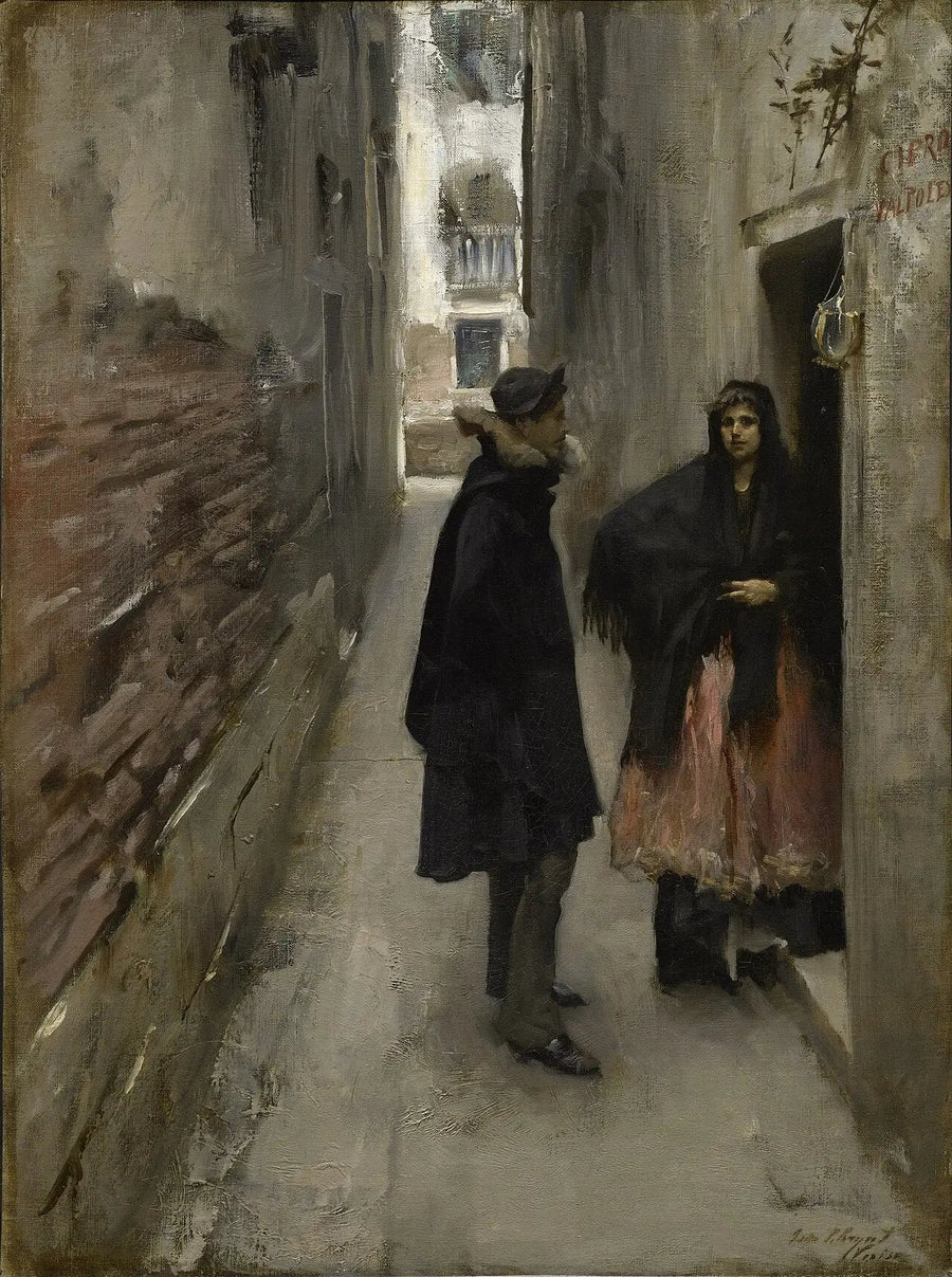 En gade i Venedig - John Singer Sargent