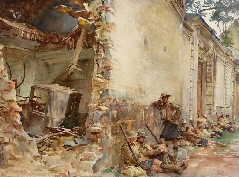 En gade i Arras - John Singer Sargent