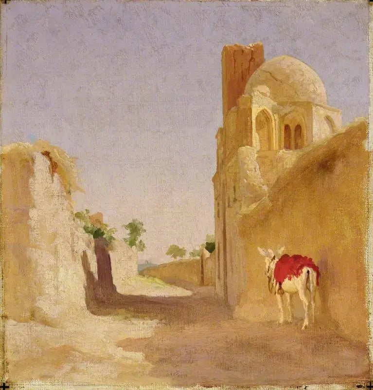 En gade i Damaskus - Frederic Leighton
