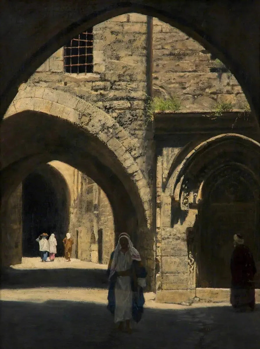 "En gade i Jerusalem" af John Collier