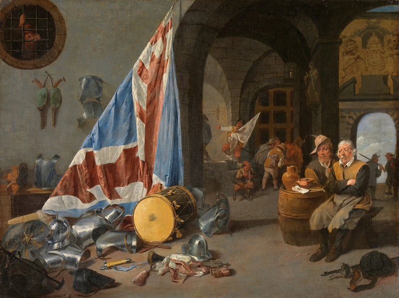 En vagtstue - David Teniers den Yngre