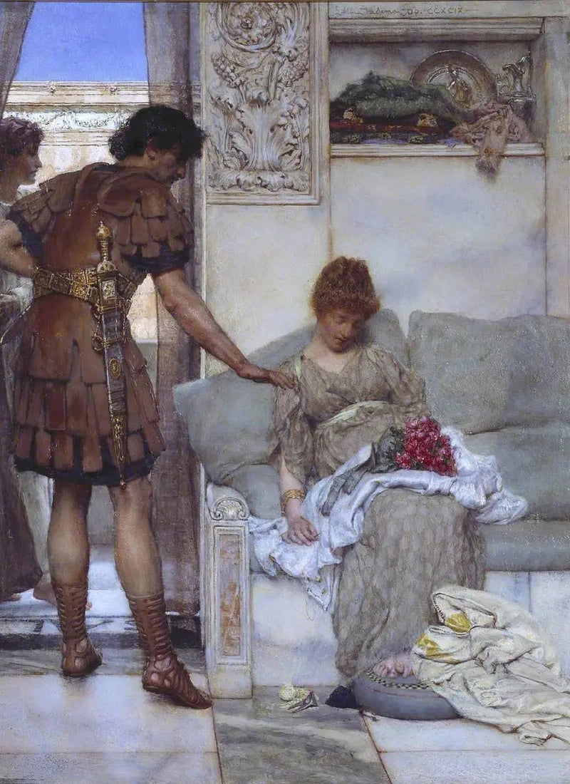 En stilfærdig hilsen - Lawrence Alma-Tadema