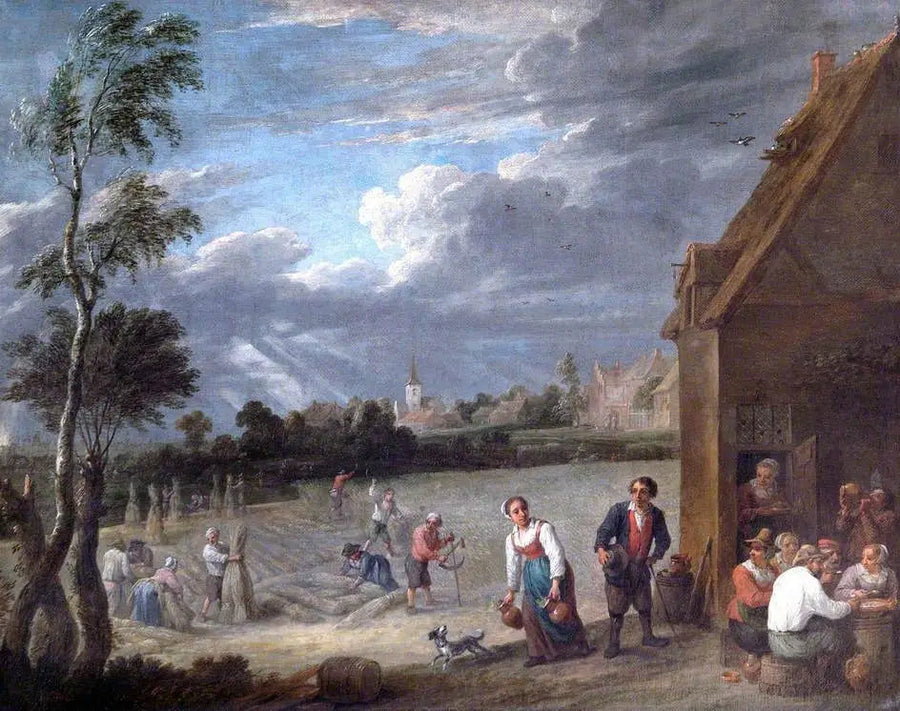 En høsts scene - David Teniers den Yngre