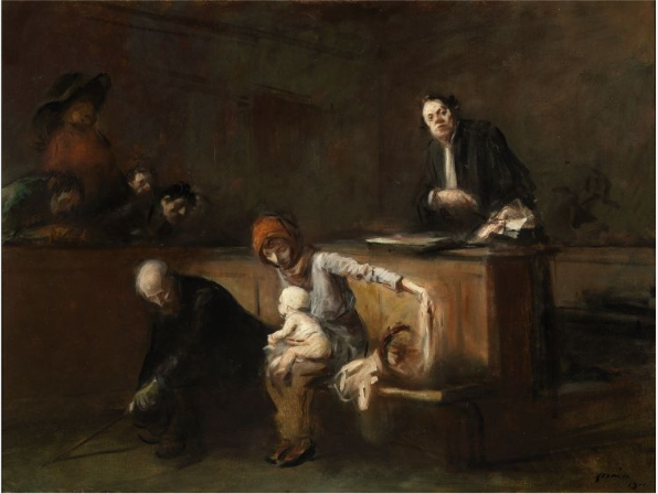 Une scène de tribunal - Jean-Louis Forain - Alpha Reproduction