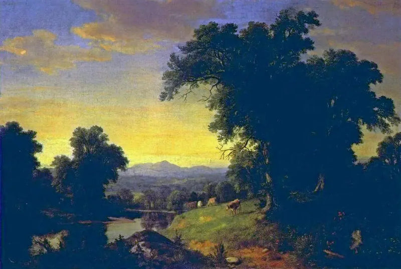 En pastoral scene - Asher Brown Durand