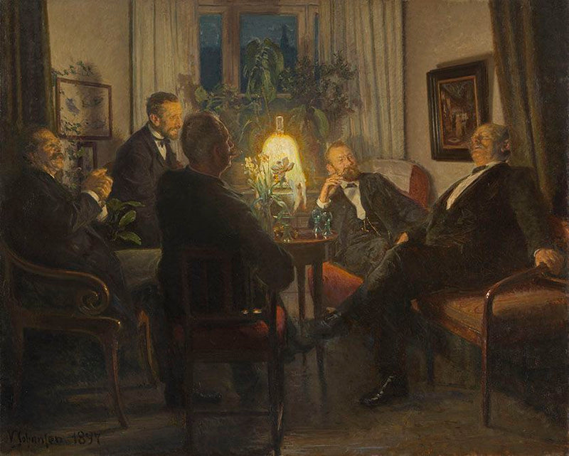 En aften med besøgende venner - Viggo Johansen