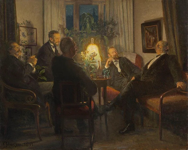 En aften med besøgende venner - Viggo Johansen