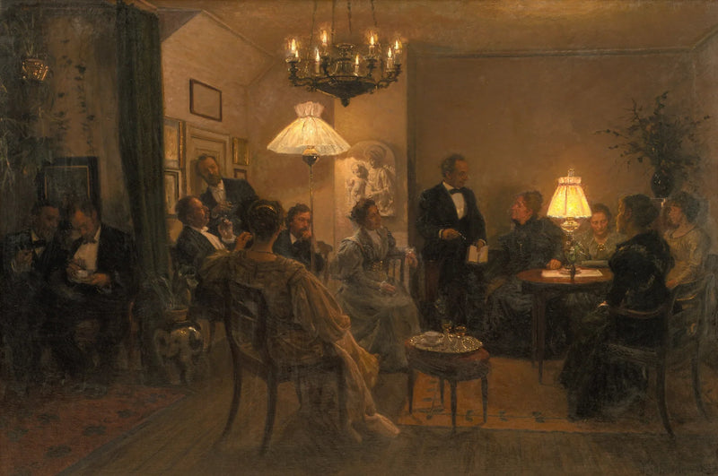 En aften hos kunstneren - Viggo Johansen