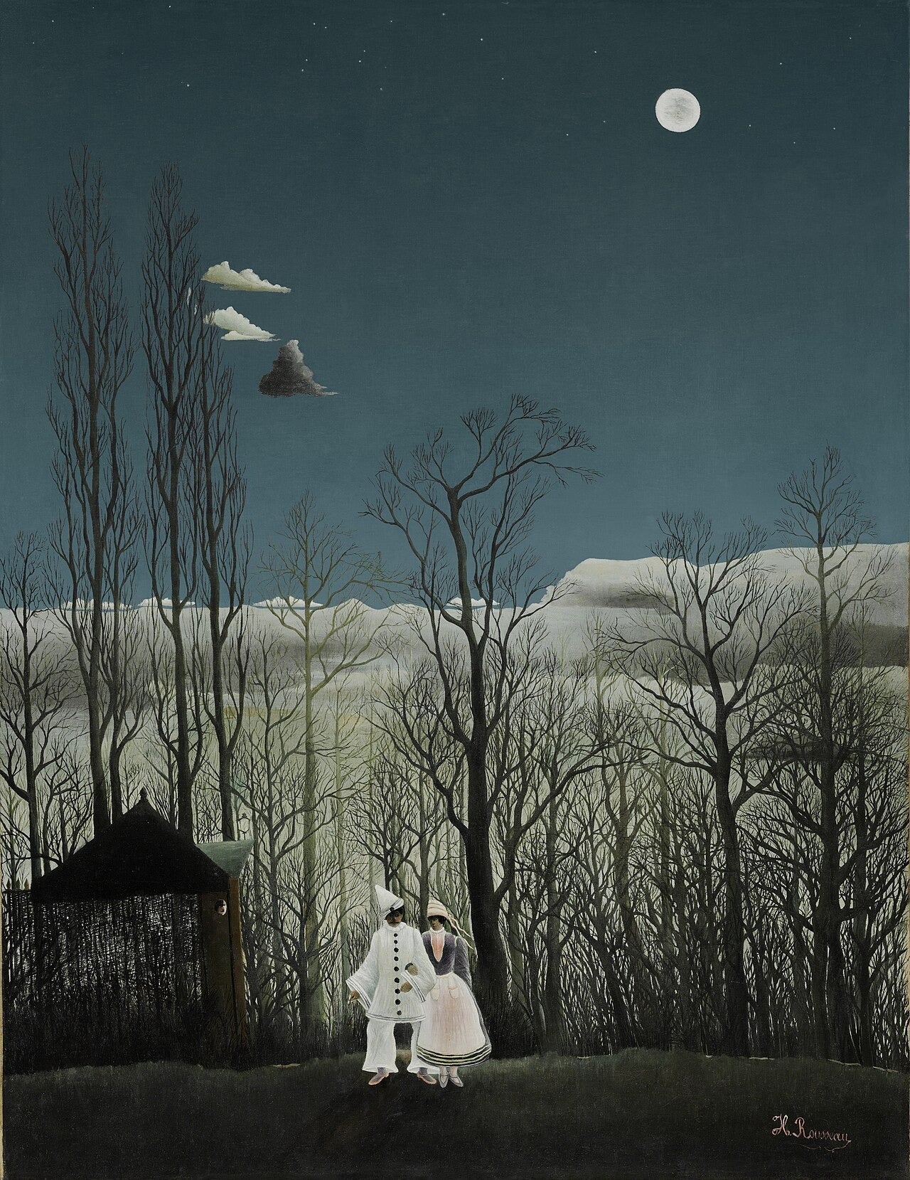 En karnevalsaften - Henri Rousseau