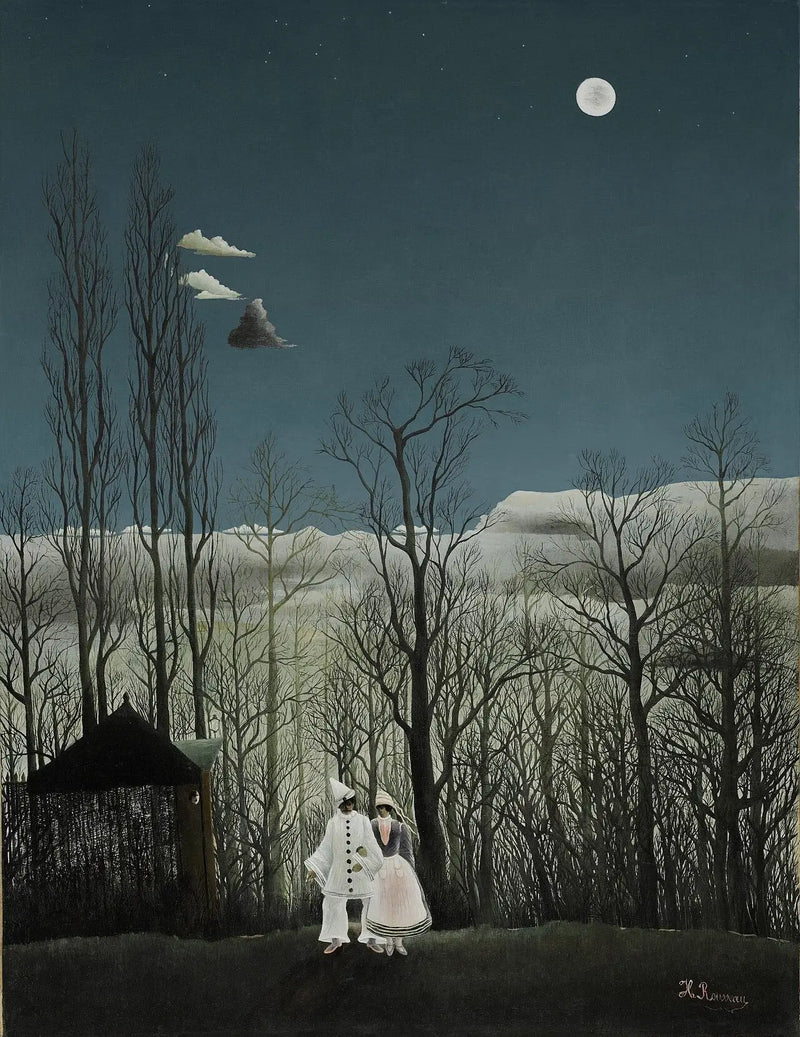 En karnevalsaften - Henri Rousseau