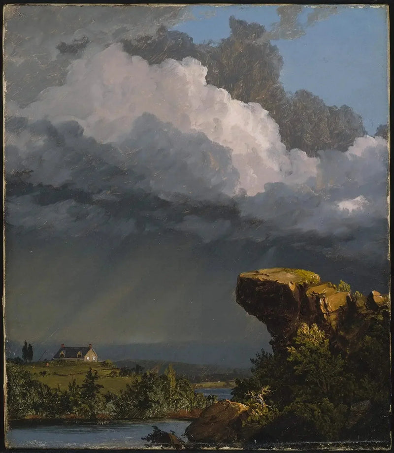 En midlertidig storm - Frederic Edwin Church