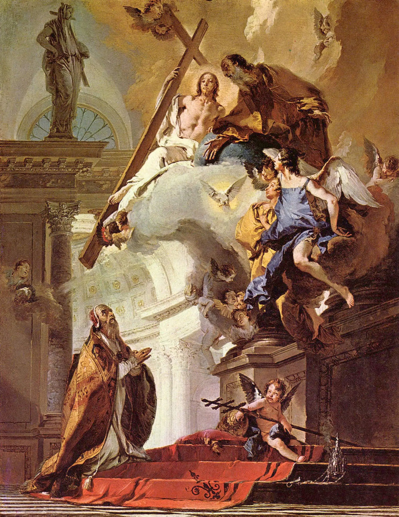 En vision af Treenigheden - Giovanni Battista Tiepolo