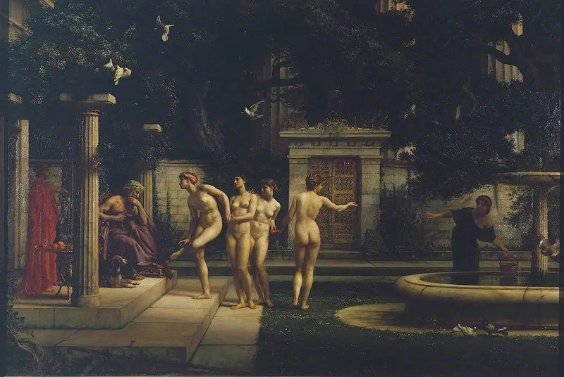 Et besøg hos Esculape - Edward Poynter