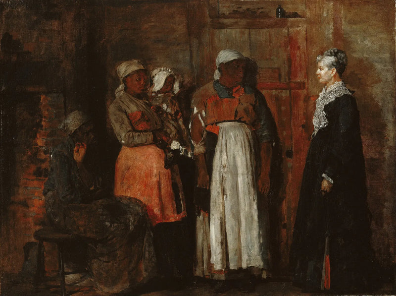 Une visite de la vieille maîtresse - Winslow Homer