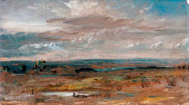 Udsigt over Hampstead om aftenen - John Constable