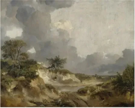 Et udsyn i Suffolk - Thomas Gainsborough