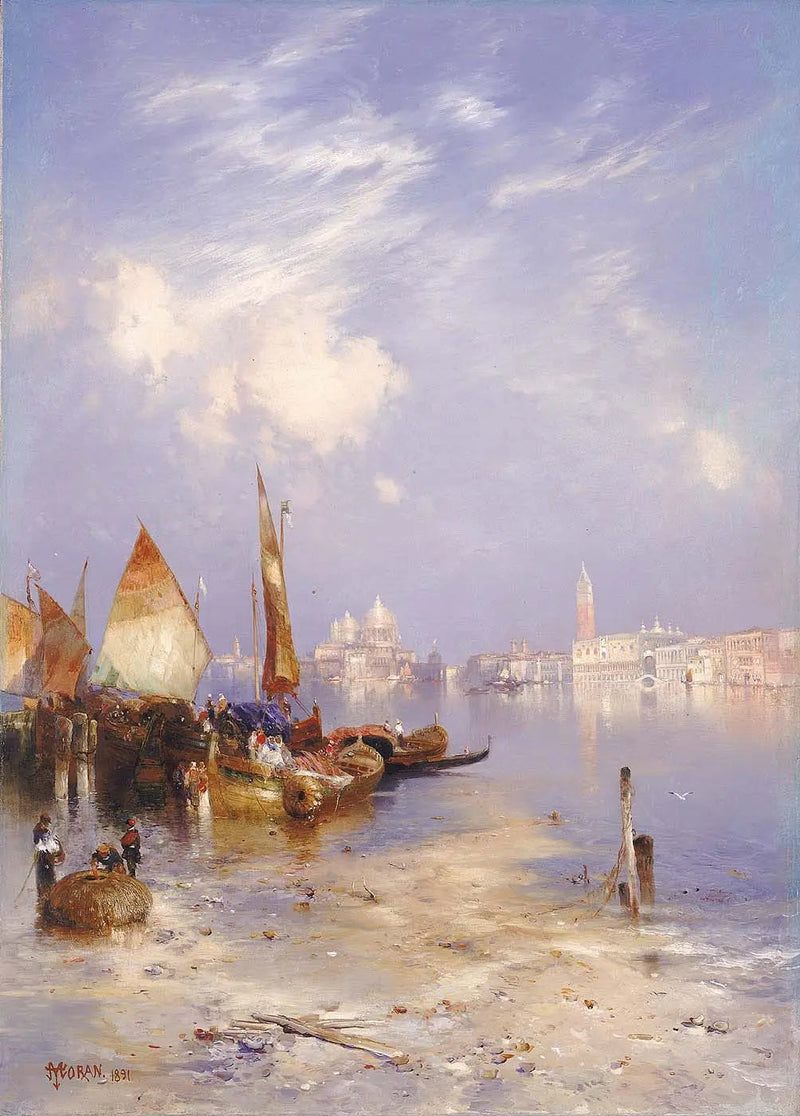 Et udsyn over Venedig - Thomas Moran