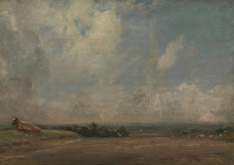 Udsigt fra Hampstead Heath (?) - John Constable