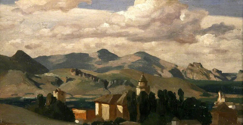 En spansk udsigt - Frederic Leighton