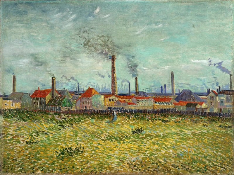 Fabrikker i Asnières - Vincent van Gogh
