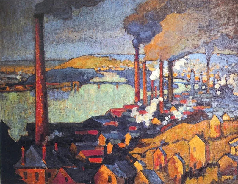 Vandværker ved Eauplet - Robert Antoine Pinchon