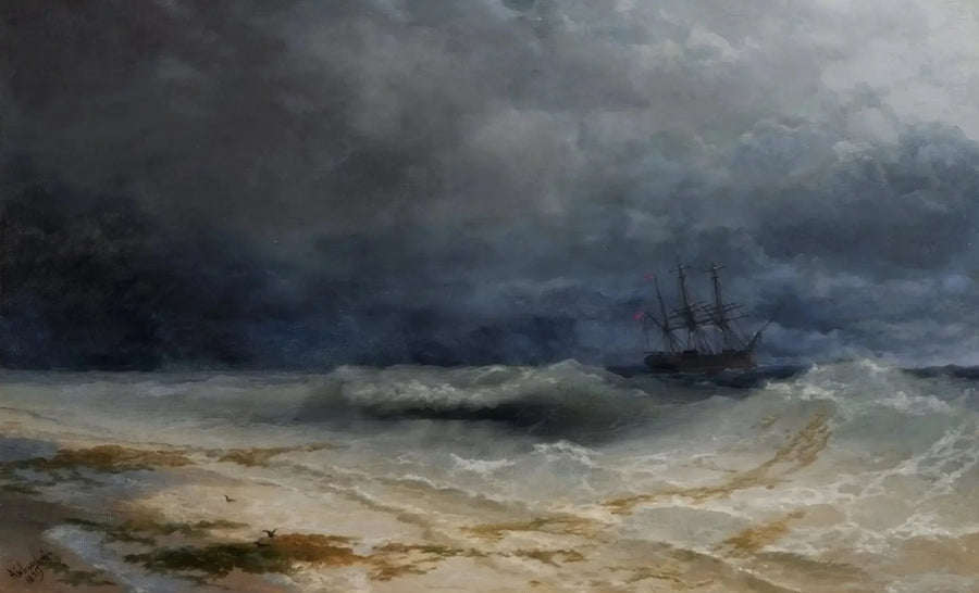 Vagt bølge - Ivan Aïvazovski
