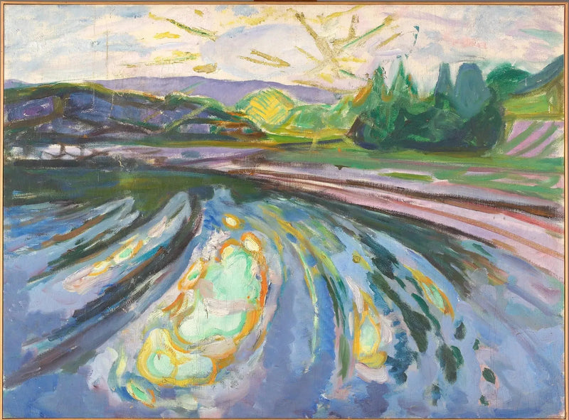 Bølger mod kysten - Edvard Munch