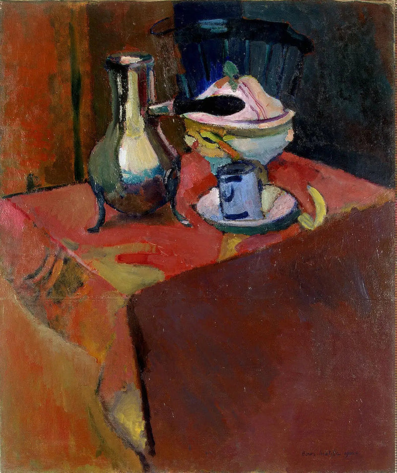 Tallerken på et bord - Henri Matisse