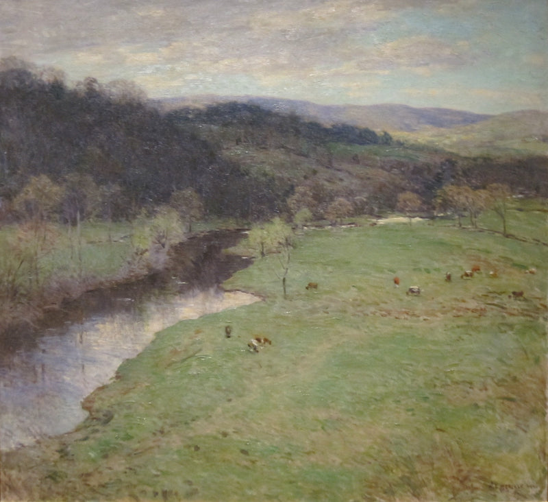 Vally om foråret - Willard Metcalf