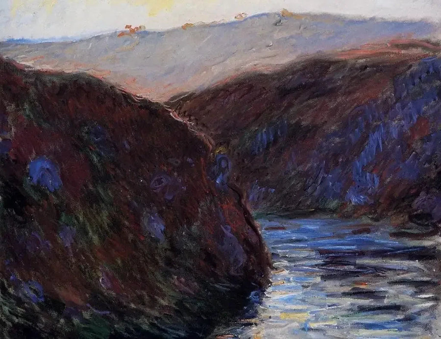 Creuse-dalen, aftenstemning - Claude Monet